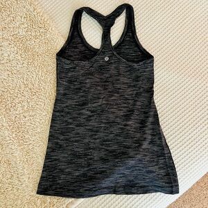 Lululemon Athletica Gray Fitted Tank Top